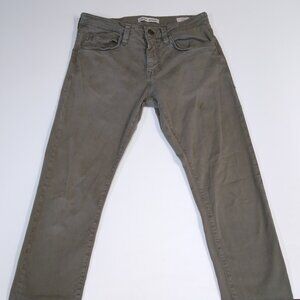 Mavi Jeans James Skinny Fit Men's Size 31/34 Flex Fabric Comfort Fit Olive Green